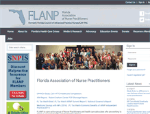 Tablet Screenshot of flanp.org